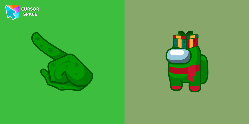 Cute Cursor Among Us With Gift