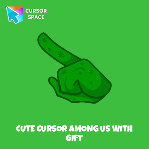 Cute Cursor Among Us With Gift